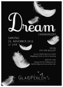 Einladungsflyer 2016 Dream